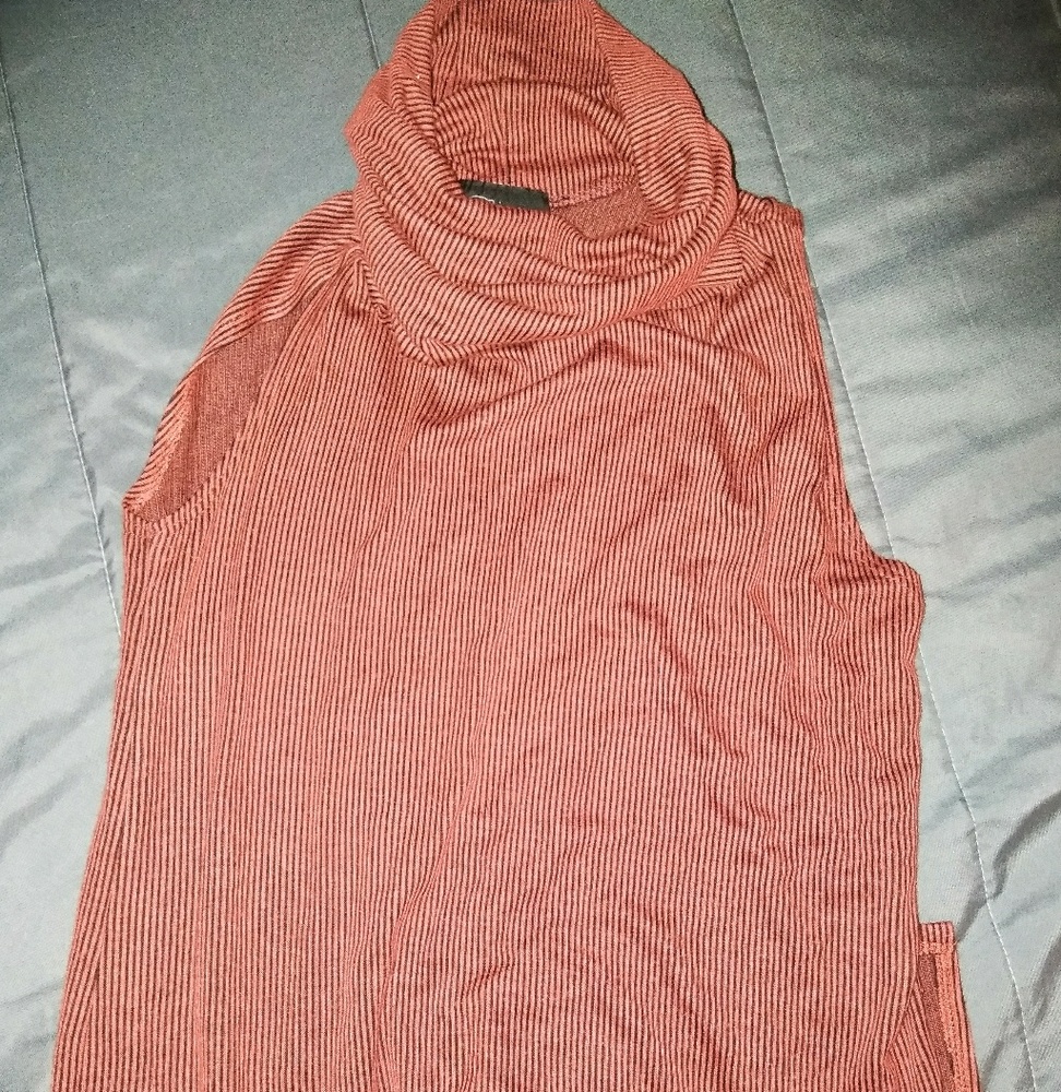 Orange striped dress